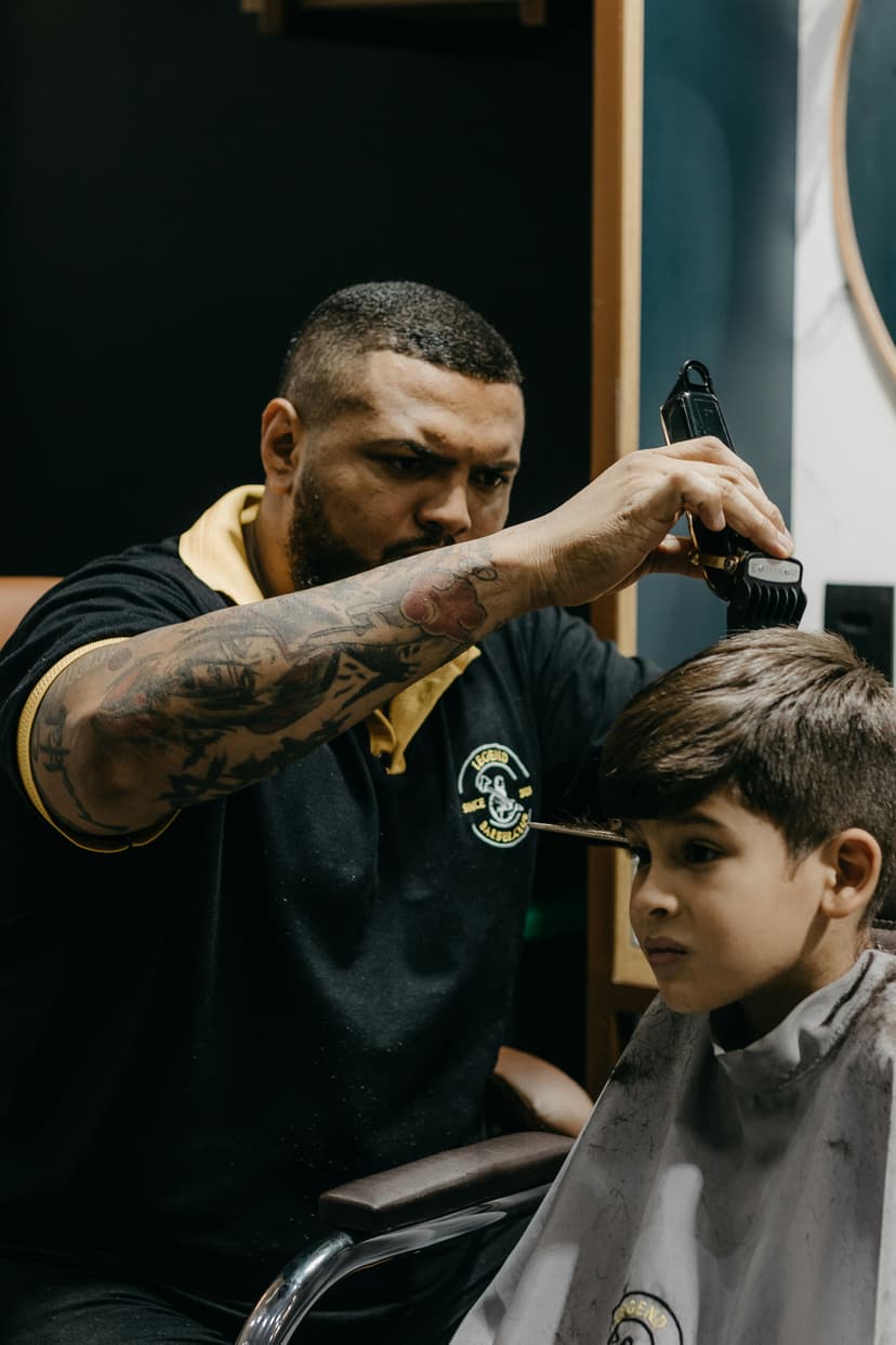 Gentle baby haircut by professionals in Bhikhowal